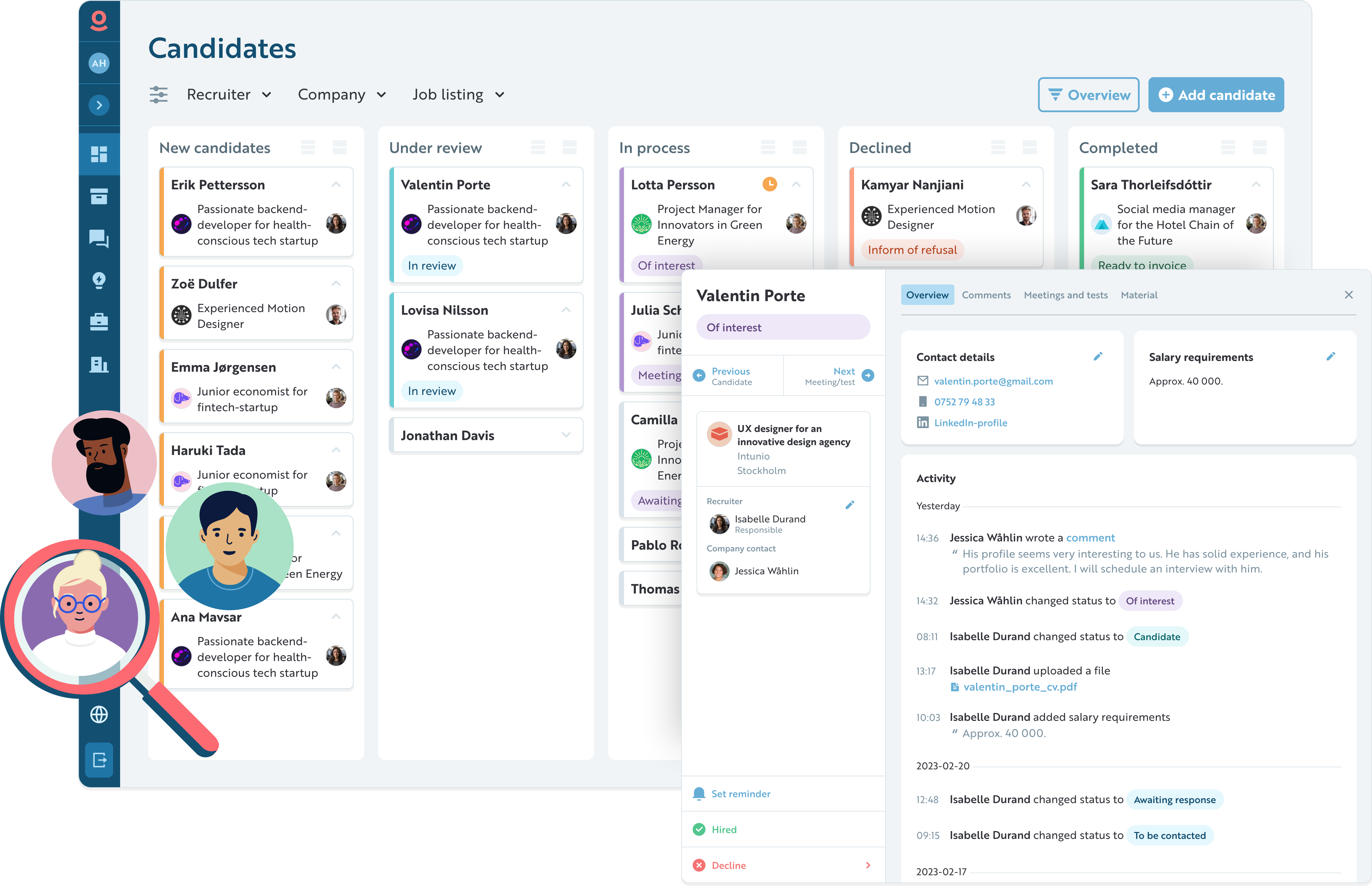 screenshot of Jobnet Recruiter